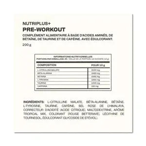 Nutriplus+ Pre-Workout - FITNESS ZEN STORE