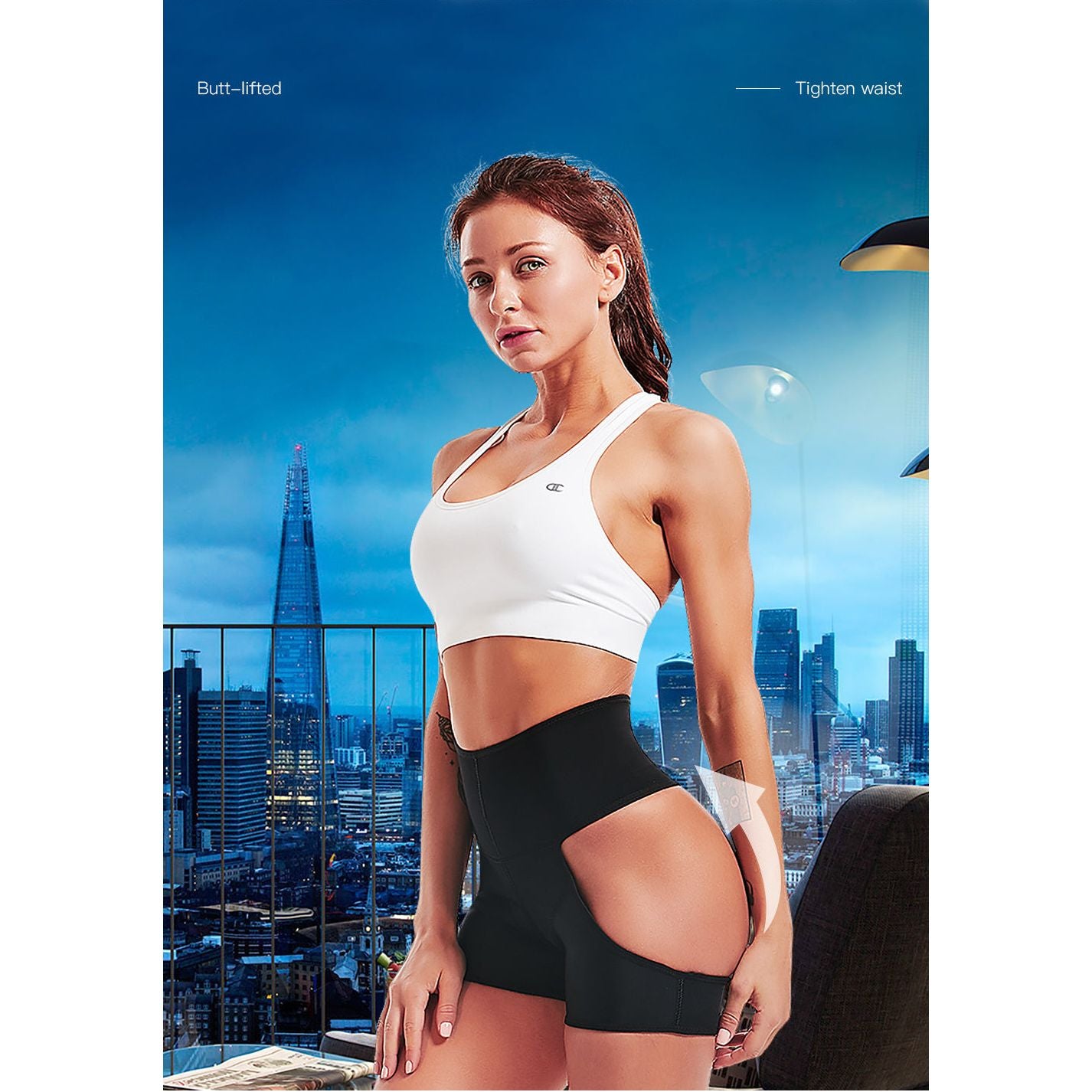 Sculpt Hanches Caoutchouc – Pantalon Push-Up Ultra-Modelant