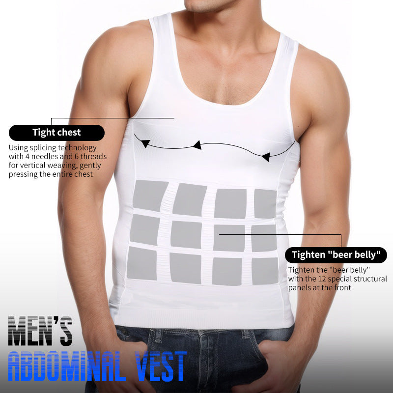 Gilet de sport gainant pour homme 140D