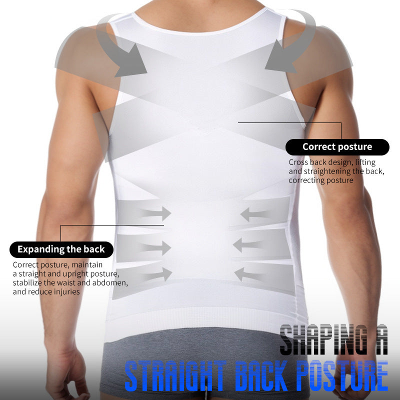 Gilet de sport gainant pour homme 140D