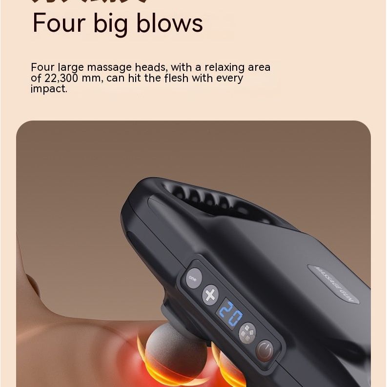 Pistolet de Massage Pro 4-en-1