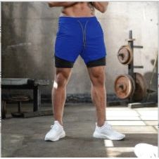 Short de Fitness à Séchage Rapide & Porte-Serviette Intégré