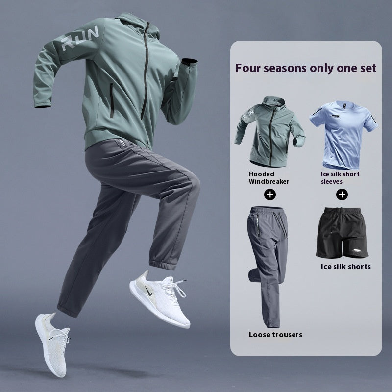 Men's Fitness Running Sports Suit