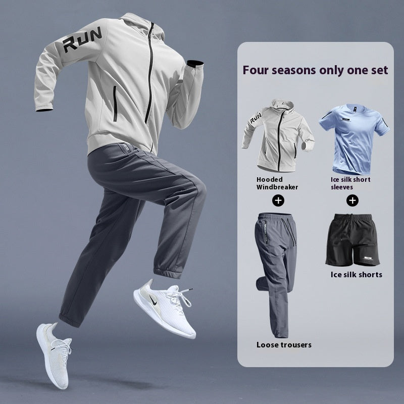 Men's Fitness Running Sports Suit