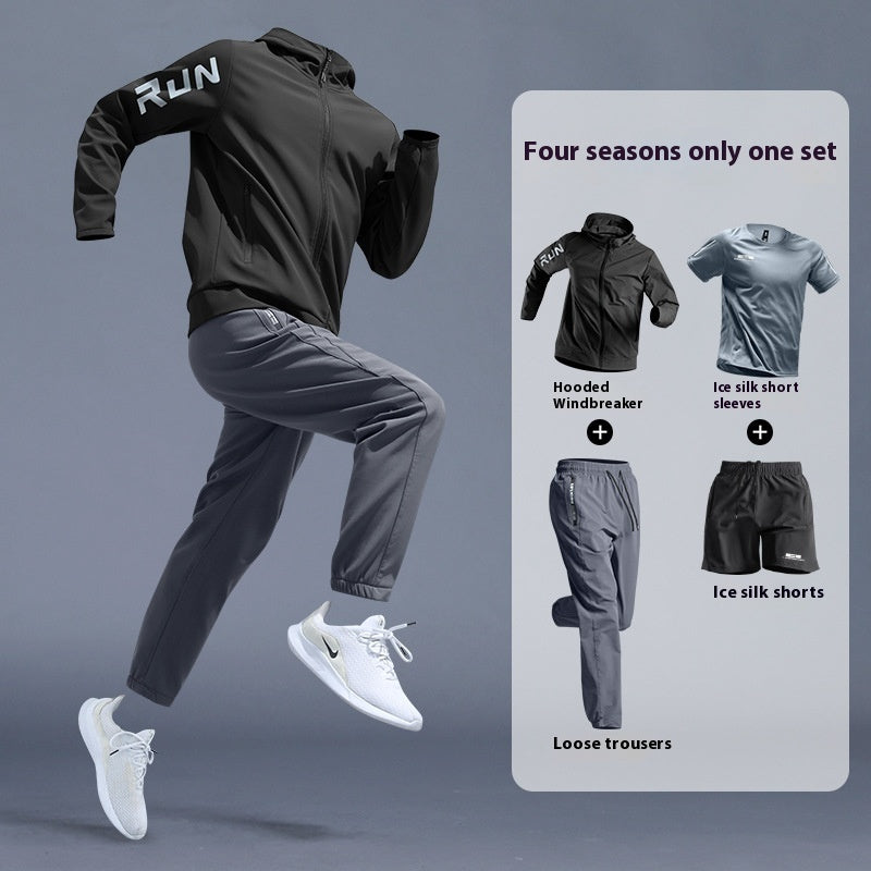 Men's Fitness Running Sports Suit