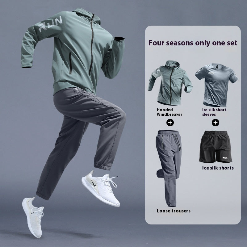 Men's Fitness Running Sports Suit