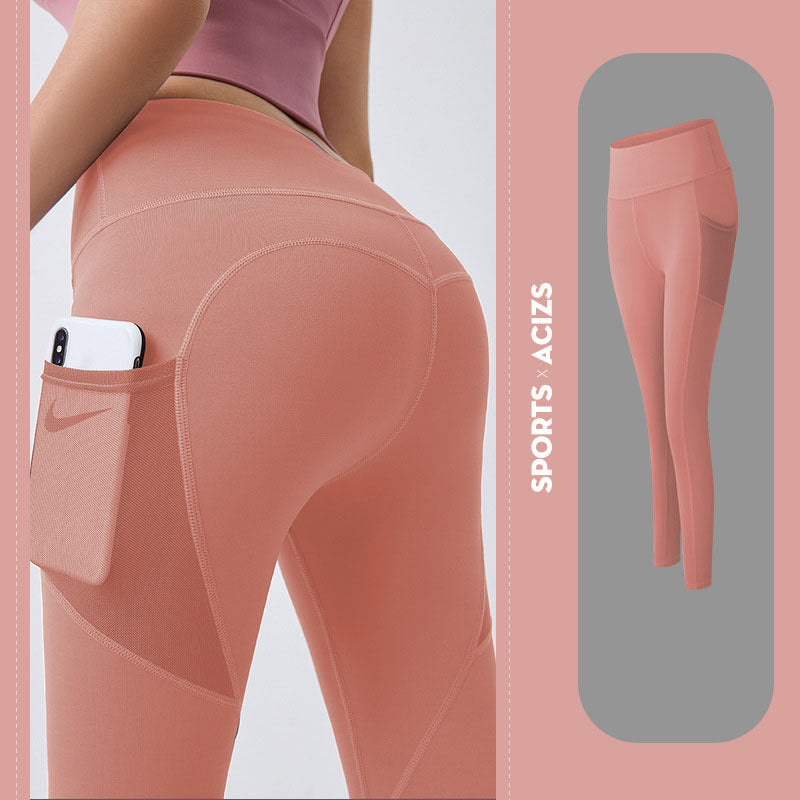 Leggings de Fitness Femme avec Poches