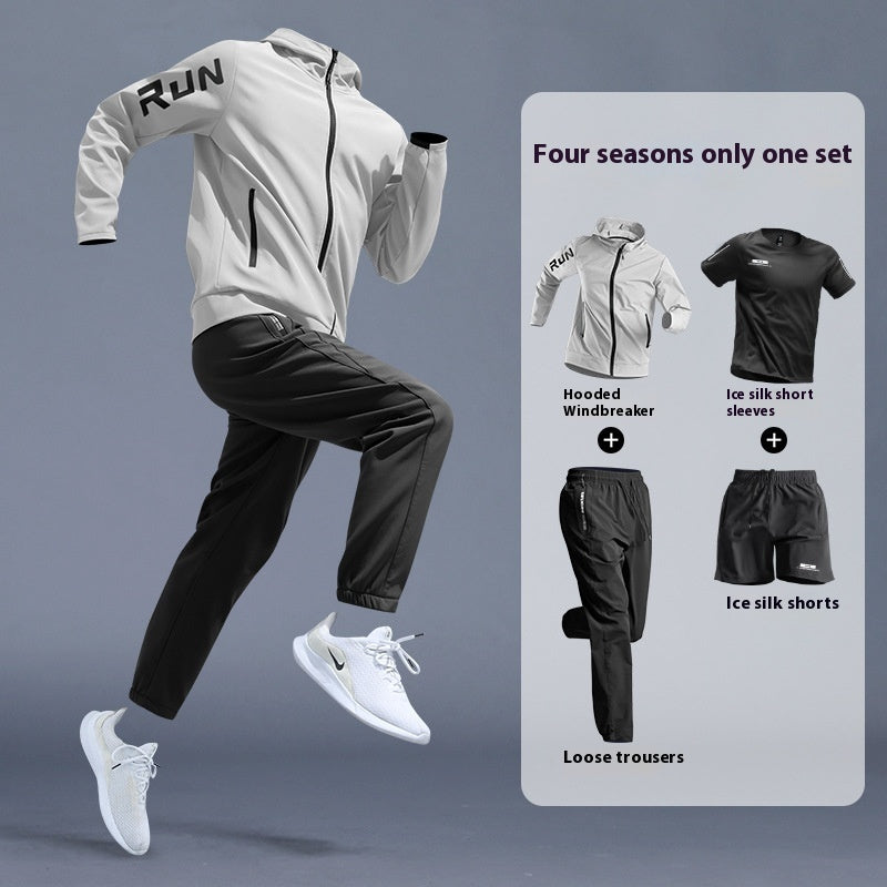 Men's Fitness Running Sports Suit