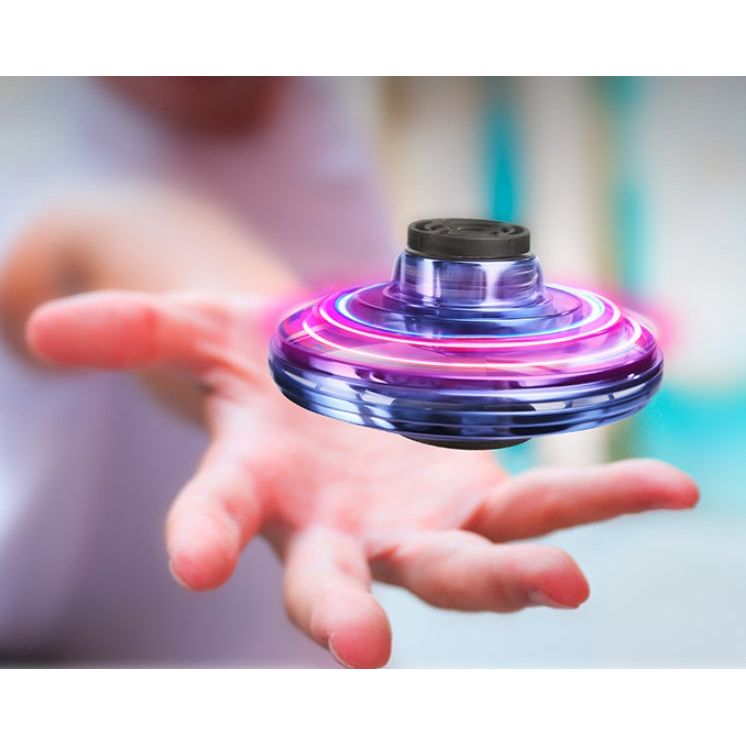 Mini Gyro Interactif à Décompression Jouet Drone LED