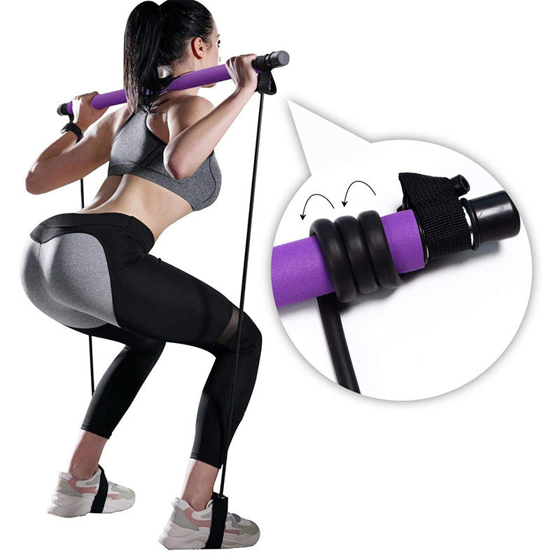 Barre de Pilates Portable Équipement de Sport pour la Maison