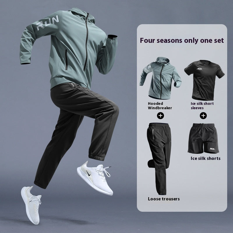 Men's Fitness Running Sports Suit