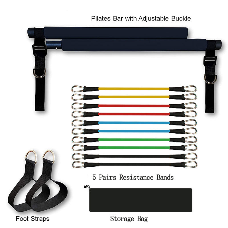 Barre de Pilates Portable Équipement de Sport pour la Maison