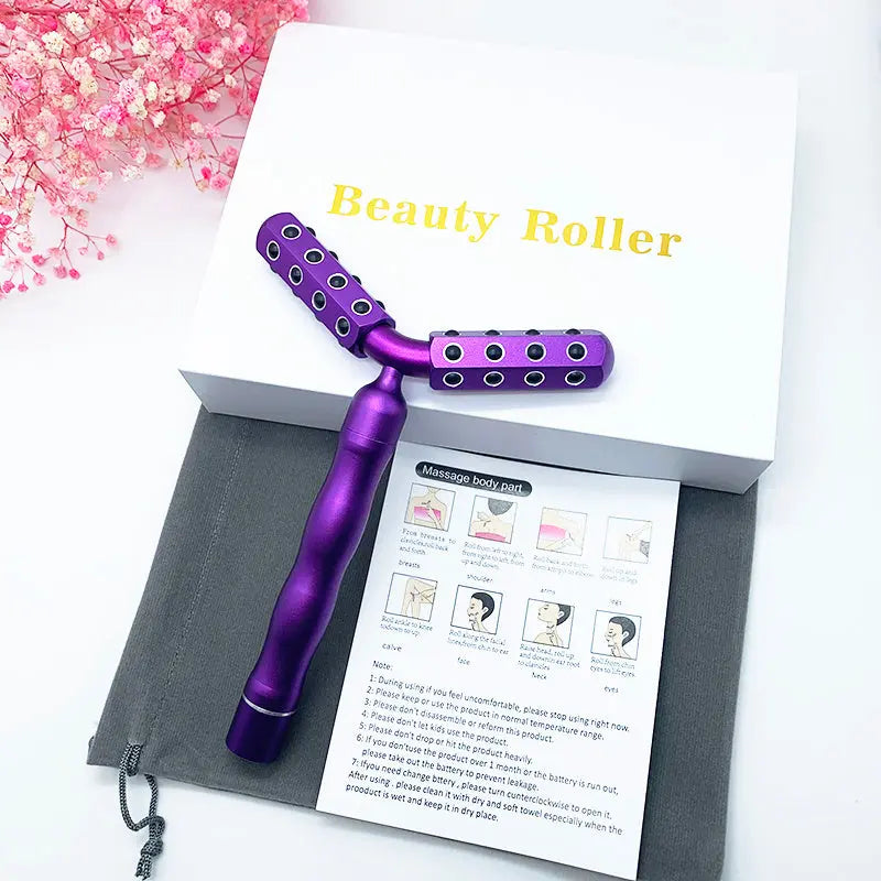 GERMILIFT 3D™ | Roller Masseur Visage Électrique Germanium Anti-Âge & Fermeté - FITNESS ZEN STORE