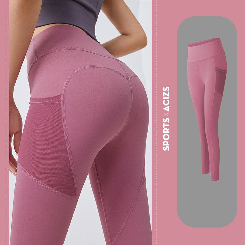 Leggings de Fitness Femme avec Poches