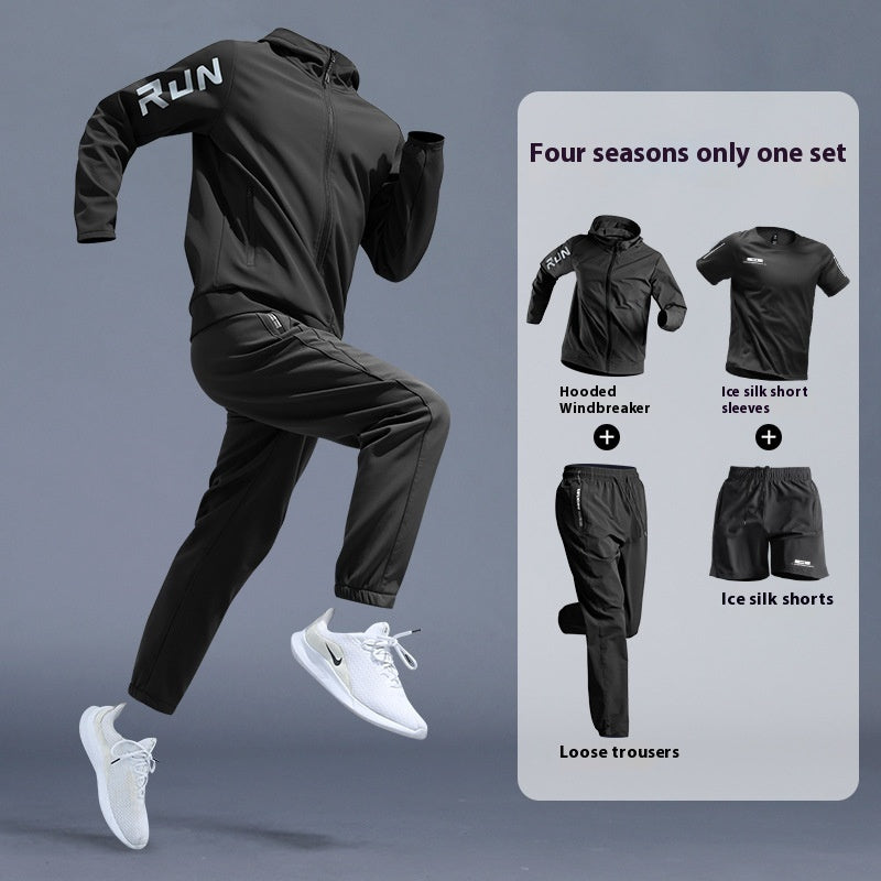 Men's Fitness Running Sports Suit
