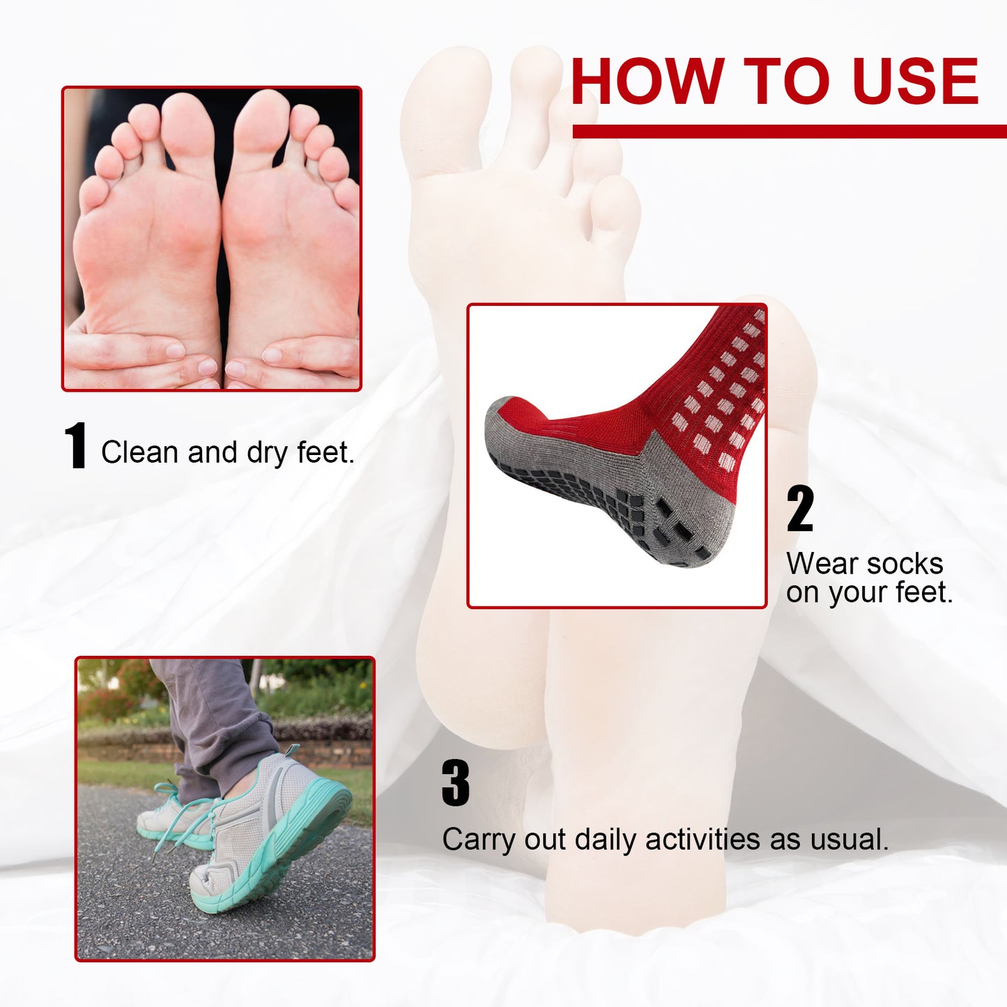 Chaussettes de Massage Réflexologie - Améliorez votre bien-être