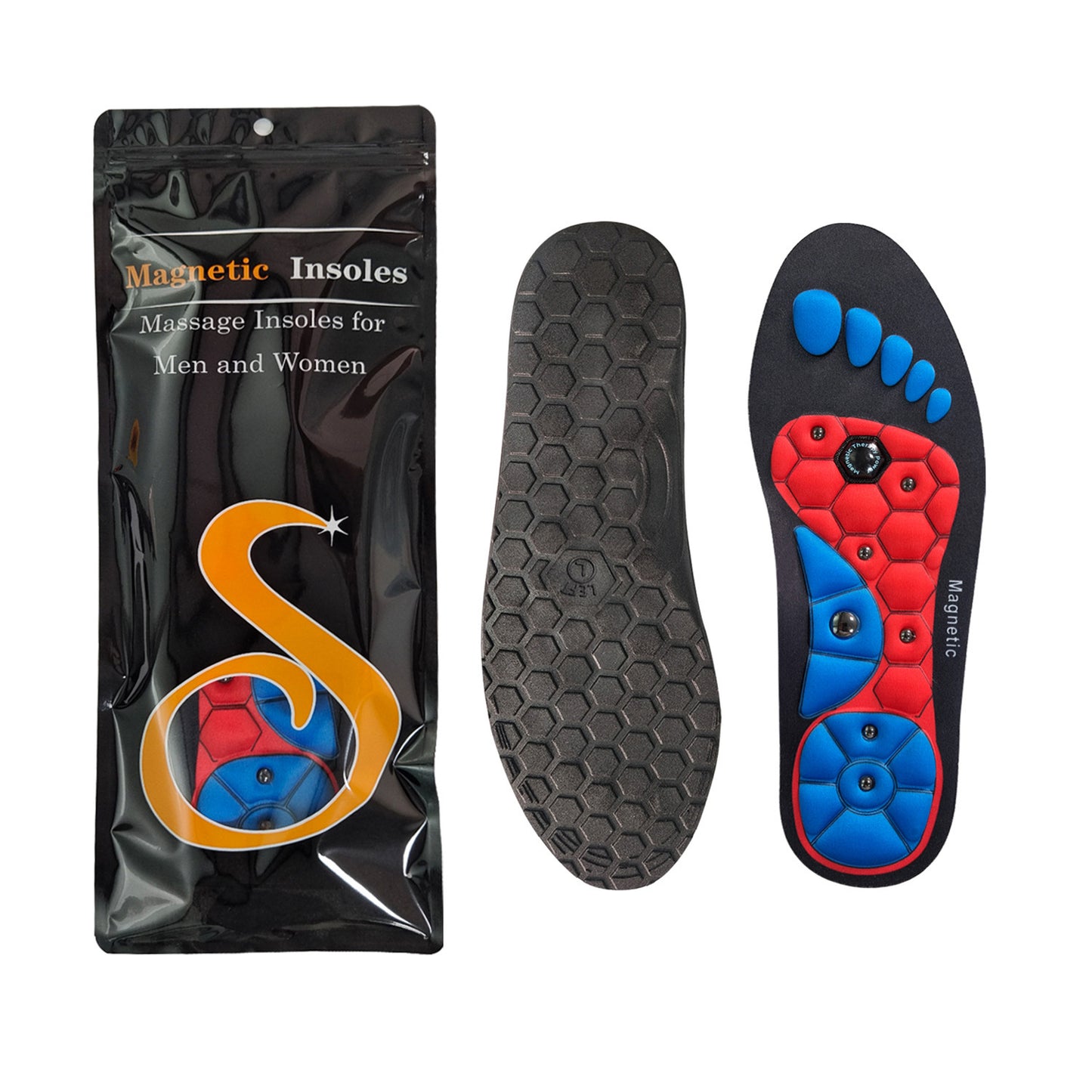 Semelles Ortho-Magnétiques de Massage – Anti-Fatigue