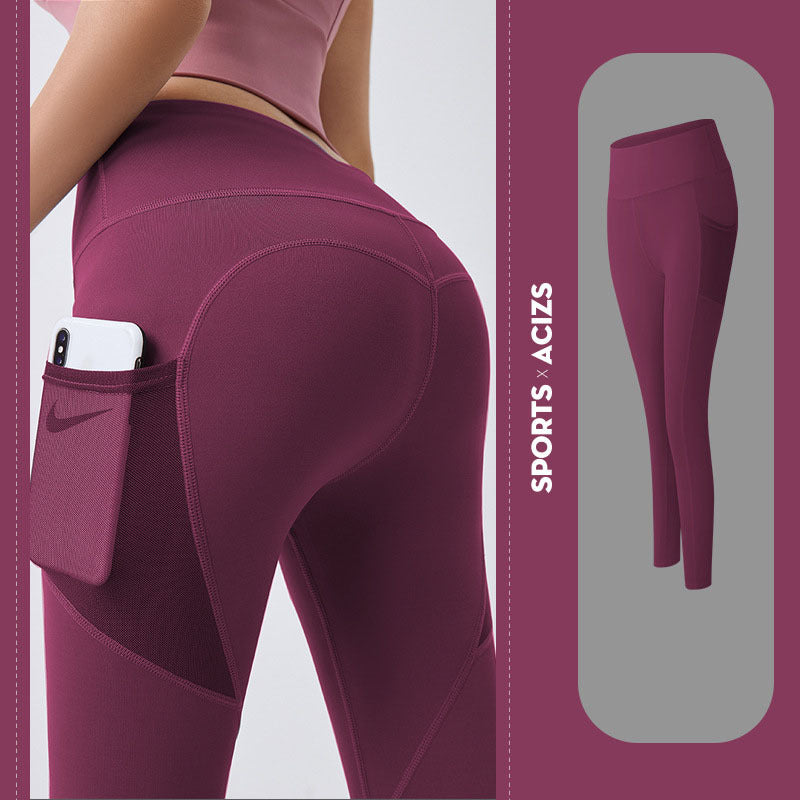Leggings de Fitness Femme avec Poches