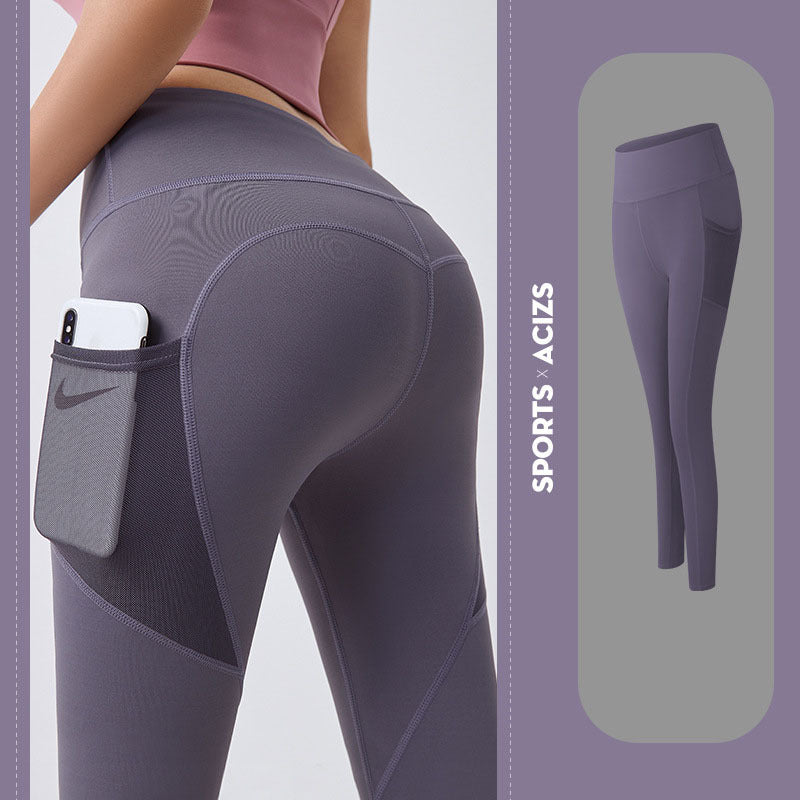 Leggings de Fitness Femme avec Poches