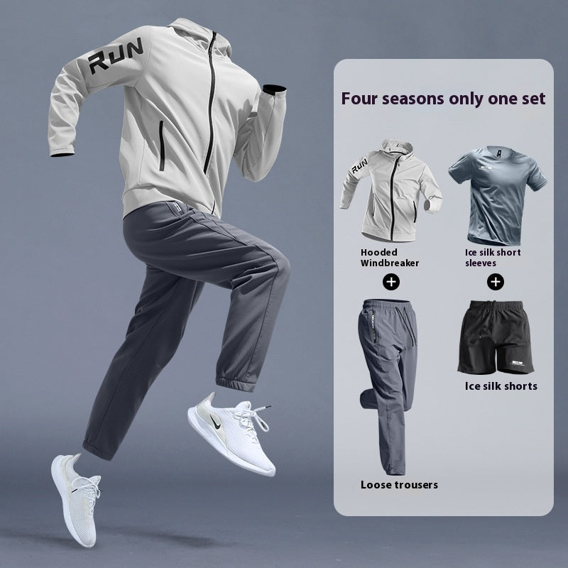 Men's Fitness Running Sports Suit