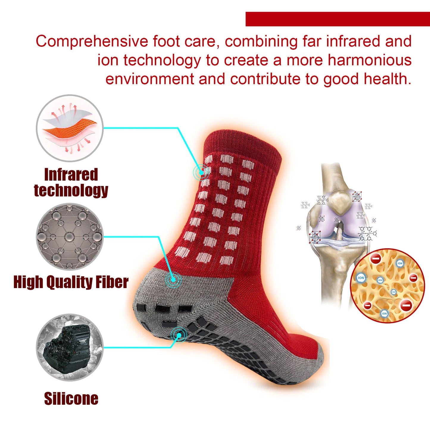 Chaussettes de Massage Réflexologie - Améliorez votre bien-être