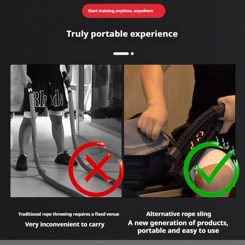 Corde Barre à ressort Barre d'exercice avec cordes de tension