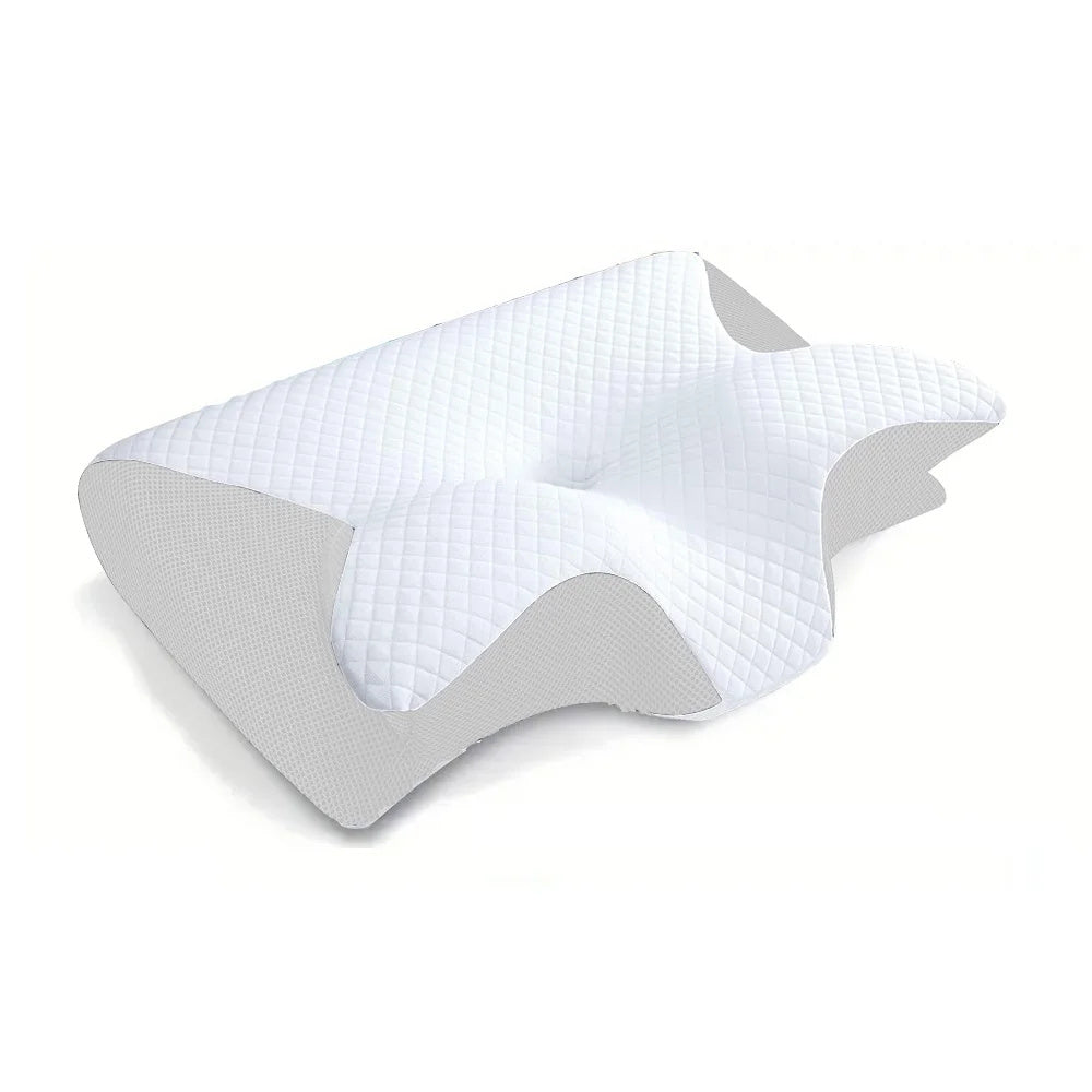 Oreiller Cervical Orthopédique 2 en 1 – Soutien Ergonomique & Soulagement des Douleurs