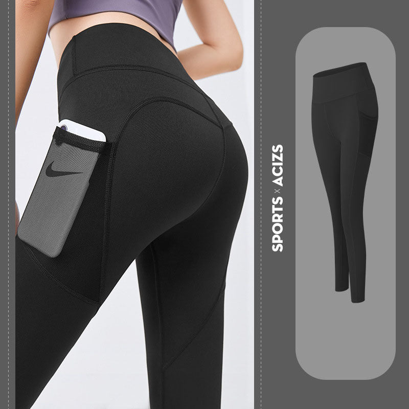 Leggings de Fitness Femme avec Poches