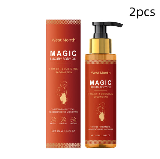 Huile corporelle raffermissante et apaisante