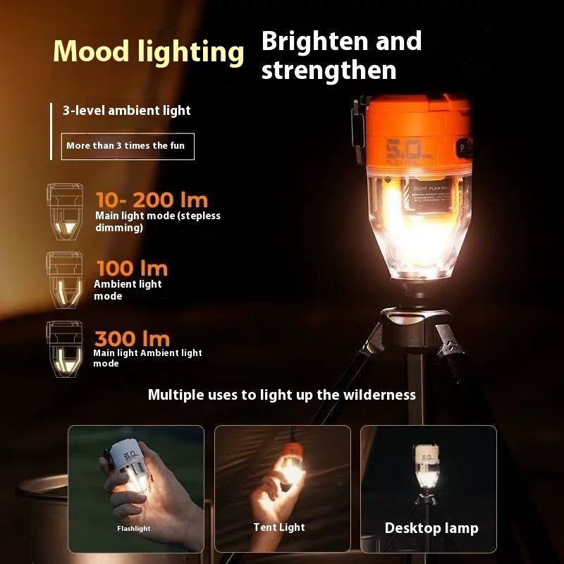 Gonfleur Intelligent avec Éclairage LED – Le Compagnon Nomade