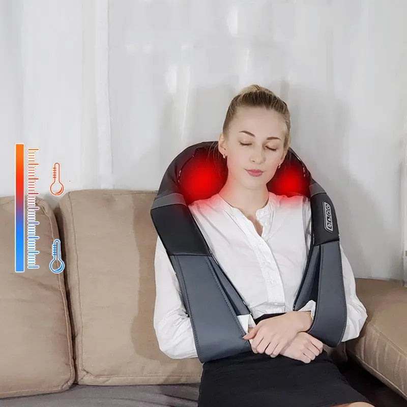 Châle Massant Multifonction | Massage Cervical et Épaules Professionnel FITNESS ZEN STORE