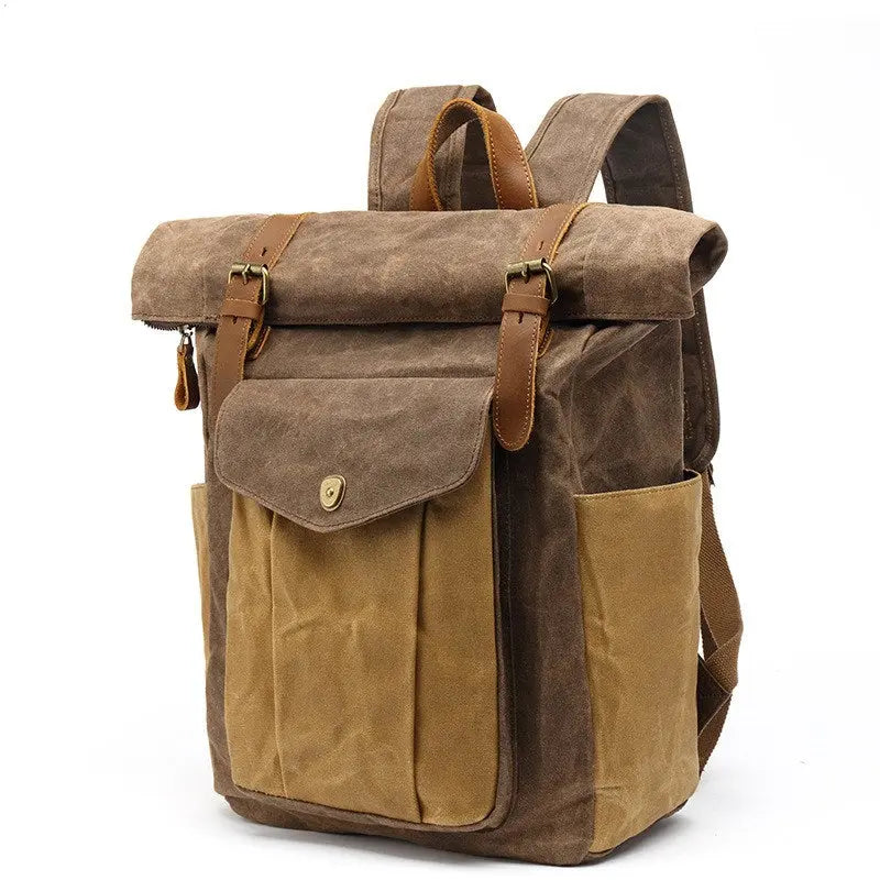 Sac à Dos Rétro Canvas — Style Vintage FITNESS ZEN STORE