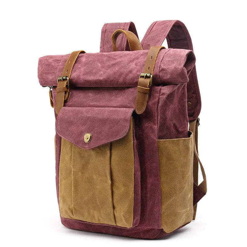 Sac à Dos Rétro Canvas — Style Vintage FITNESS ZEN STORE