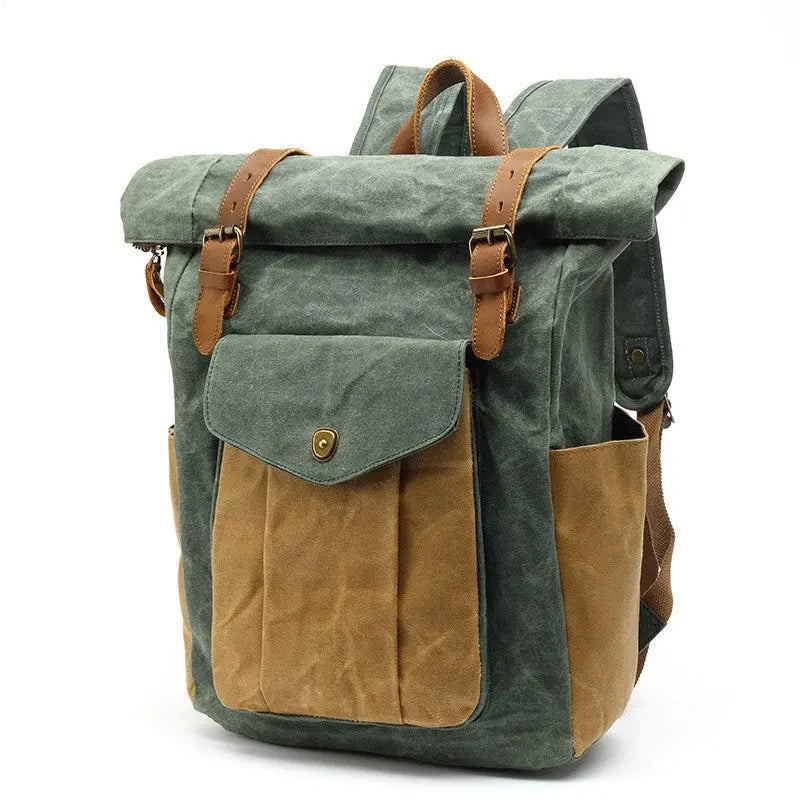Sac à Dos Rétro Canvas — Style Vintage FITNESS ZEN STORE