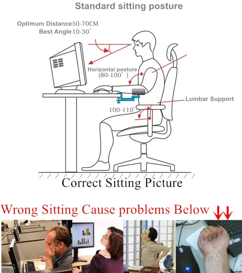 Repose-Poignet Ergonomique pour Souris - Support Anti-Douleur Bureau