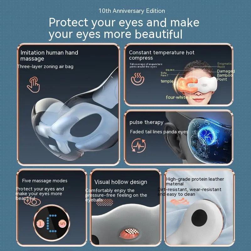 Masque Oculaire Chauffant – Relaxation & Anti-Fatigue FITNESS ZEN STORE