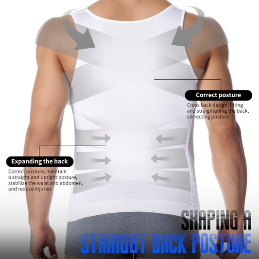 Gilet de sport gainant pour homme 140D