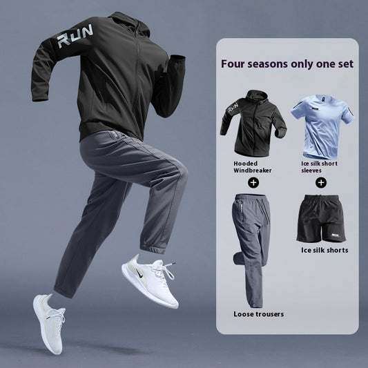 Men's Fitness Running Sports Suit