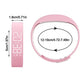LED Digital Alarm Clock Watch Adjustable Snooze-Proof Alarm Bracelet with Running Pedometer Waterproof Vibrating Alarm