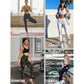 UrbanCamo Crop – Legging Taille Haute Jaune