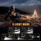 Lampe Frontale 1-2 LED COB Rechargeable & Étanche – Capteur de Mouvement