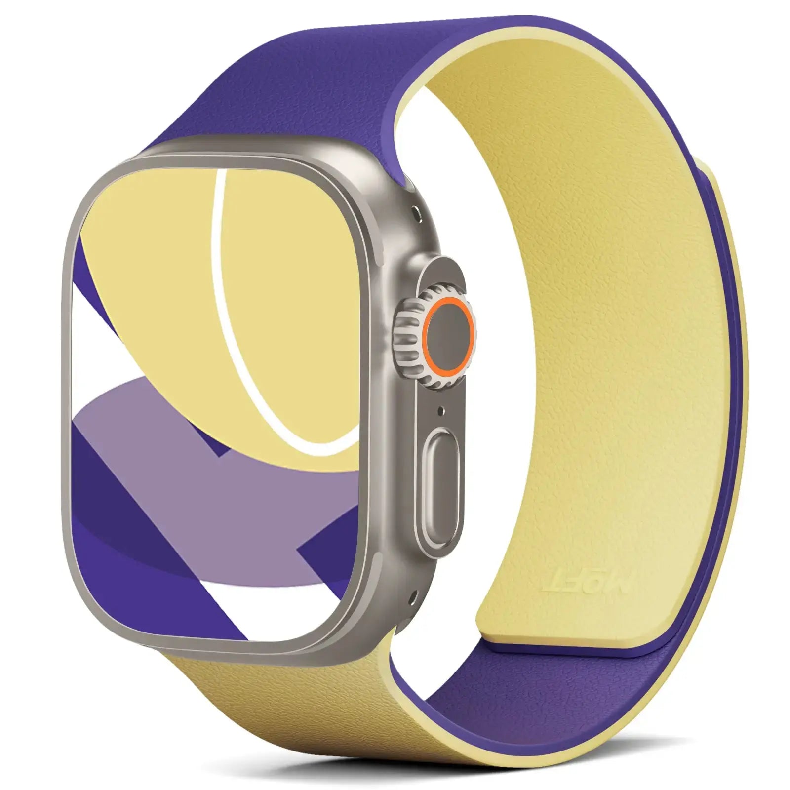 MOFT Snap Duo Watch Bands, Magnetic Apple Watch Bands for Men & Women, Dual-Color Soft Silicone Strap with Magnets and Stainless Steel Connectors, Water-Resistant, Adjustable Comfortable Fit