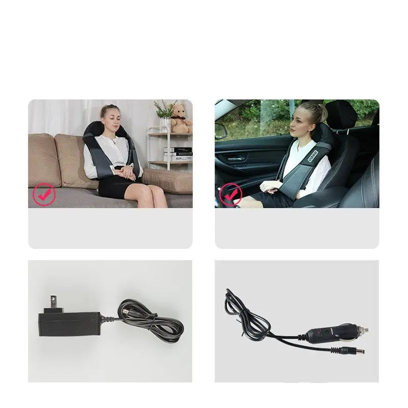 Châle Massant Multifonction | Massage Cervical et Épaules Professionnel FITNESS ZEN STORE