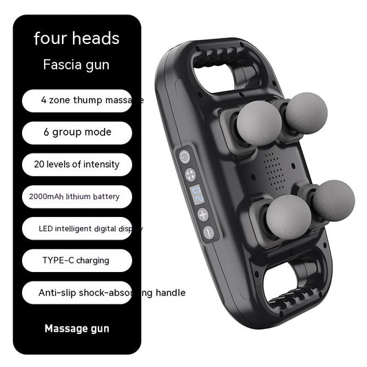 Pistolet de Massage Pro 4-en-1