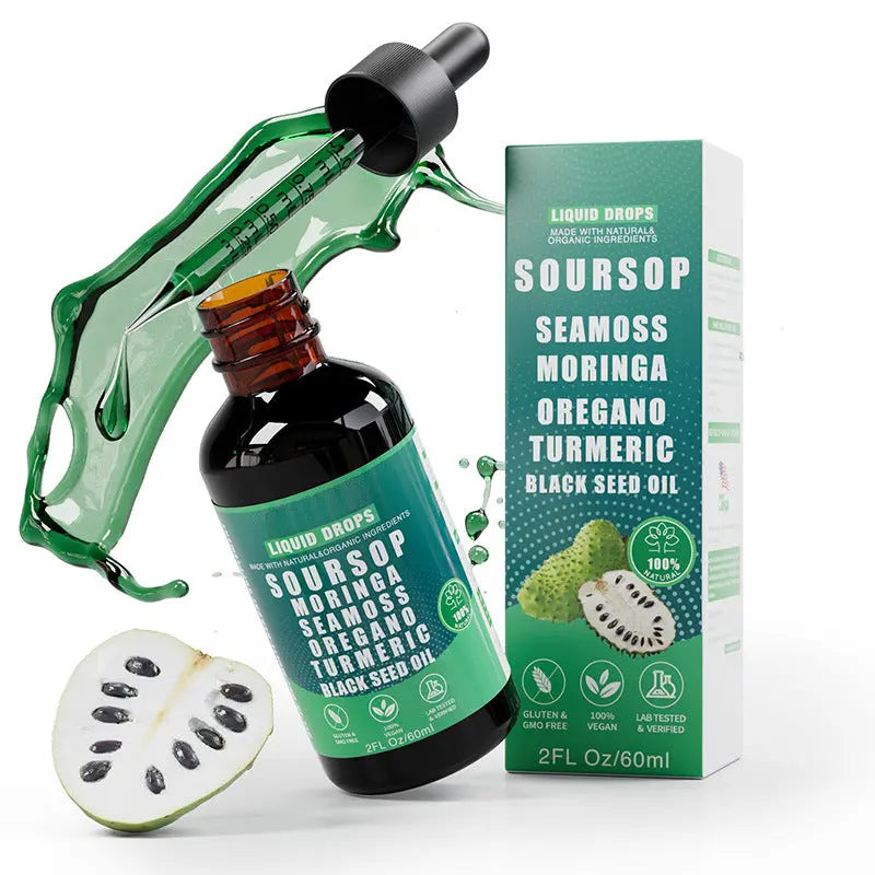 Gouttes Purifiantes 10-en-1 à l'Annona — Peau Nette, Corps Libéré - FITNESS ZEN STORE