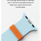 MOFT Snap Duo Watch Bands, Magnetic Apple Watch Bands for Men & Women, Dual-Color Soft Silicone Strap with Magnets and Stainless Steel Connectors, Water-Resistant, Adjustable Comfortable Fit