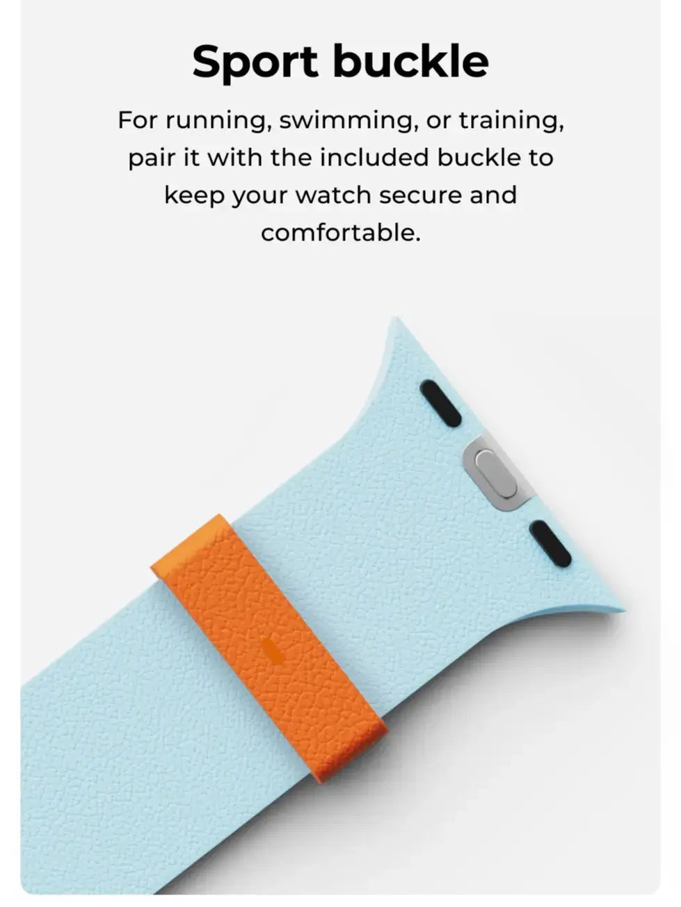 MOFT Snap Duo Watch Bands, Magnetic Apple Watch Bands for Men & Women, Dual-Color Soft Silicone Strap with Magnets and Stainless Steel Connectors, Water-Resistant, Adjustable Comfortable Fit