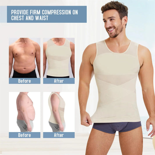 SCULPMAN PRO™ | Gilet Sculptant Homme Ventre Plat & Posture Corrigée - FITNESS ZEN STORE