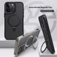 Applicable Carbon Fiber Magnetic Bracket Drop-resistant Protective Armor Small Waist Phone Case