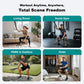 Cordless Battle Ropes, Home Fitness Equipment, Integrated Non-slip Handles, Rubber-coated Springs, Unisex, Suitable For Indoor And Outdoor Training, HIIT Training, Low-impact Cardio Training. - FITNESS ZEN STORE